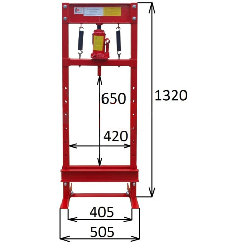 Прес 12Т - Гідравлічний
