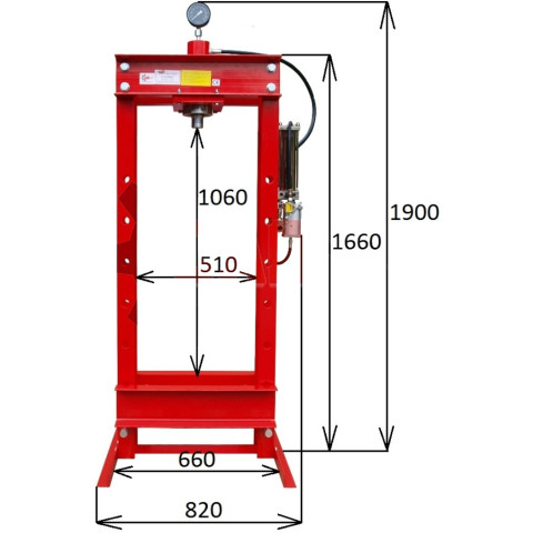 Прес 30Т - Гідропневматичний