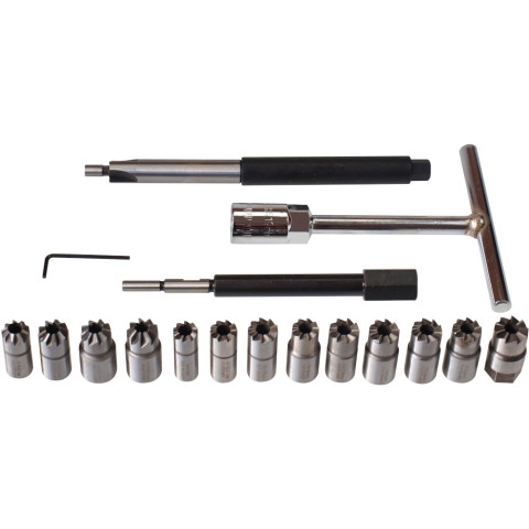 Фрези для сідел інжекторів - 17 елементів CARMAX CXC-1013