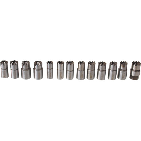 Фрези для сідел інжекторів - 17 елементів CARMAX CXC-1013