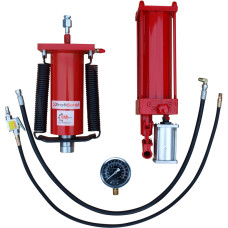 Комплект поршень+манометр+пневмонасос+шланг на прес 50т CARMAX 50T set air/manual