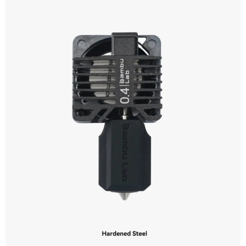 Хотенд 0.4 мм для Bambu Lab P1 Series, Загартована сталь (452/FAH001-Р)