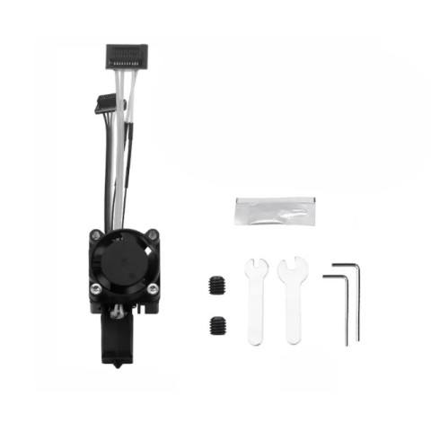 Хотенд 0,4 мм із загартованої сталі з вентилятором (881)