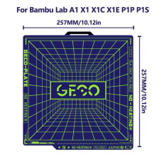 Пластина Juupine Geco Pla 257x257 для Bambu Lab P1P/P1S/X1/X1C (607)