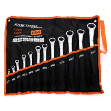 Набір вигнутих накидних ключів KRAFT&DELE 6-32 мм 12 предметів (KD10104)