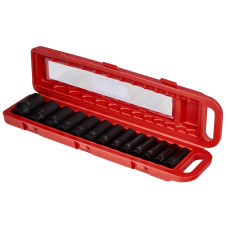 Набір ударних торцевих головок Kraft&Dele 10-30 мм (KD10521)