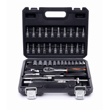 Набір торцевих ключів KRAFT&DELE 46 елементів (KD10469)