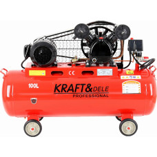 Масляний компресор Kraft&Dele 100л 400В (KD404)