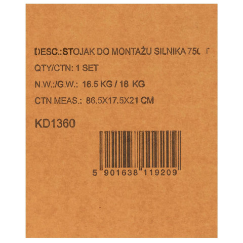 Стійка для двигуна та коробки передач KRAFT&DELE 400 кг (KD1360)