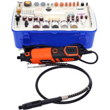Міні шліфмашина KRAFT&DELE 270W з аксесуарами 218 ел. (KD10751)