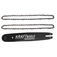 Напрямна шина 14"/35см + 2 ланцюги KRAFT&DELE (KD10150)