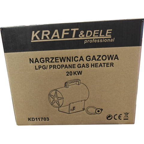 Газова теплова гармата KRAFT&DELE 20kW (KD11703)
