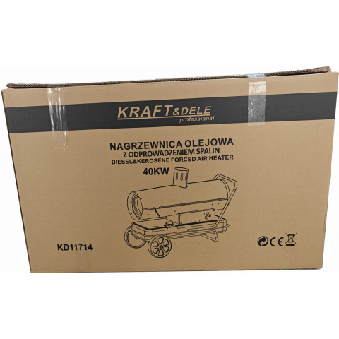 Нагрівач олійний 40кВт з відведенням вихлопних газів KRAFT&DELE (KD11714)