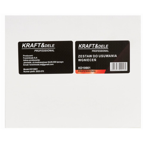 Набір для видалення вм'ятин з пістолетом KRAFT&DELE (KD10661)