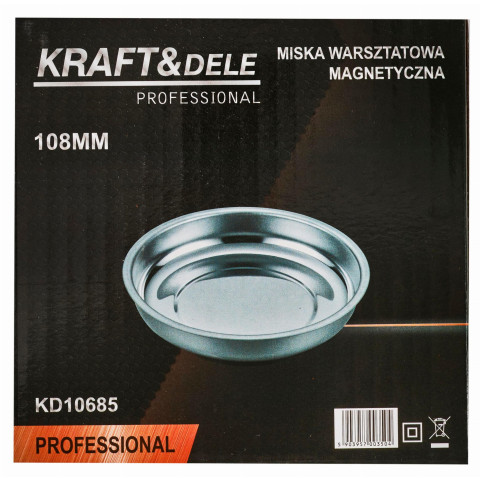 Магнітна миска для майстерні KRAFT&DELE 108мм (KD10685)
