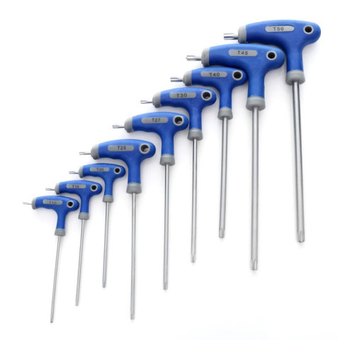Набір Г-подібних ключів Torx KRAFT&DELE (KD10247)