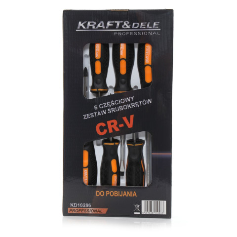 Набір ударних викруток KRAFT&DELE (KD10286)