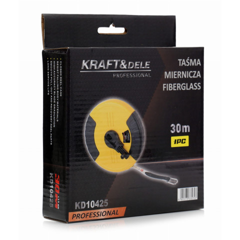 Вимірювальна стрічка Kraft&Dele 30 м (KD10425)