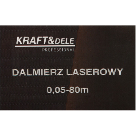 Лазерний далекомір цифровий KRAFT&DELE (KD10407)