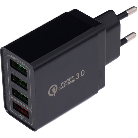Мережевий зарядний пристрій KRAFT&DELE QUICK CHARGE 3.0 (KD1237)