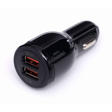Автомобільний зарядний пристрій KRAFT&DELE QUICK CHARGE 2 USB (KD1235)