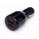 Автомобільний зарядний пристрій KRAFT&DELE QUICK CHARGE 2 USB (KD1235)