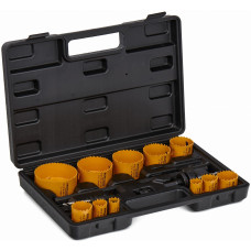 Набір кільцевих пил (коронок) Kraft&Dele 19-76 мм (KD10758)