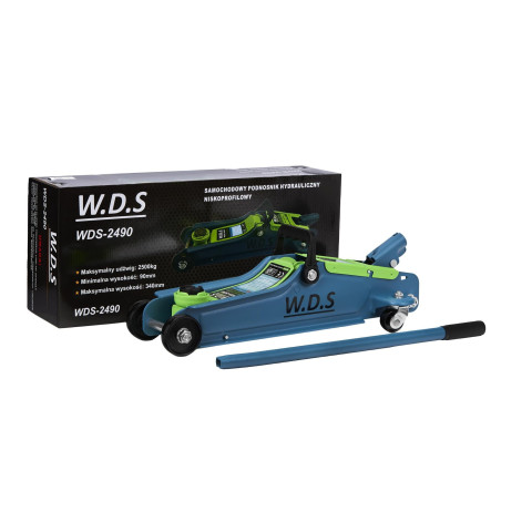 Підкатний домкрат W.D.S низькопрофільний 2,5т (WDS2490)