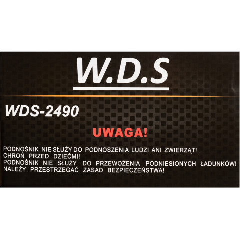 Підкатний домкрат W.D.S низькопрофільний 2,5т (WDS2490)
