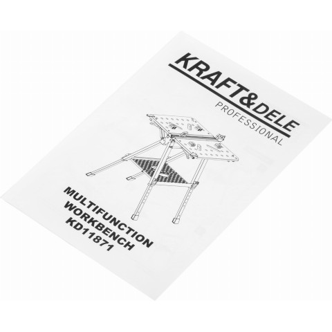 Розкладний верстак KRAFT&DELE (KD11871)