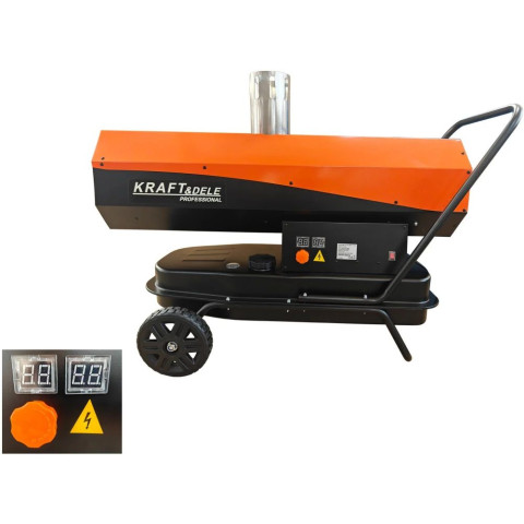 Олива нагрівач з відведенням вихлопних газів KRAFT&DELE 40 кВт (KD5962)
