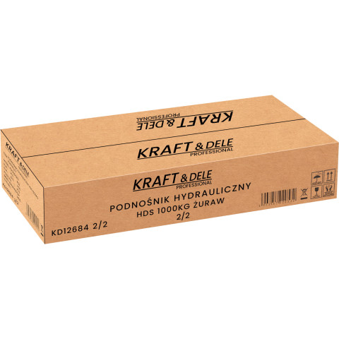 Гідравлічний підйомник-журавль KRAFT&DELE HDS 1000кг (KD12684_2K)