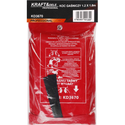Килимок протипожежний KRAFT&DELE (KD3670)