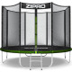 Садовий батут Zipro Jump Pro з зовнішньою сіткою 8FT 252см (979602)