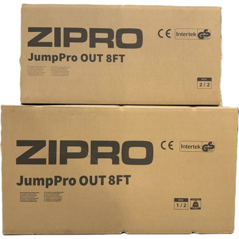 Садовий батут Zipro Jump Pro з зовнішньою сіткою 8FT 252см (979602)
