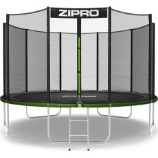 Батут садовий Zipro Jump Pro з зовнішньою сіткою 12FT 374 см (1600650)