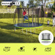 Садовий батут Zipro Jump Pro Premium з внутрішньою сіткою 10FT 312см (5941402)