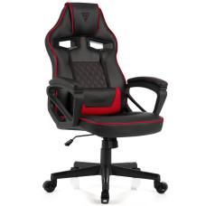 Геймерське крісло ігрове SENSE7 Knight чорно-червоне (7135339)