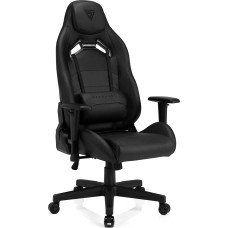 Геймерське крісло SENSE7 Vanguard - шкіряне, чорне (8148254)