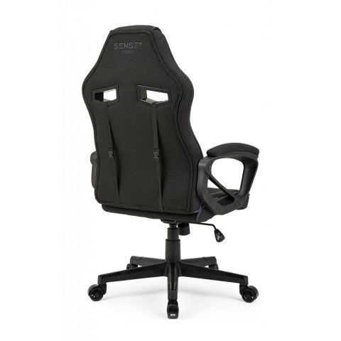 Геймерське крісло ігрове SENSE7 Knight тканинне чорно-синє (8882864)