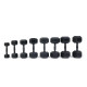 Гантеля гумована 1 x 2.5 кг Zipro (10947170)
