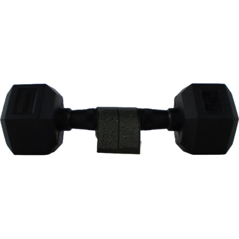 Гантеля гумована 1 x 2.5 кг Zipro (10947170)
