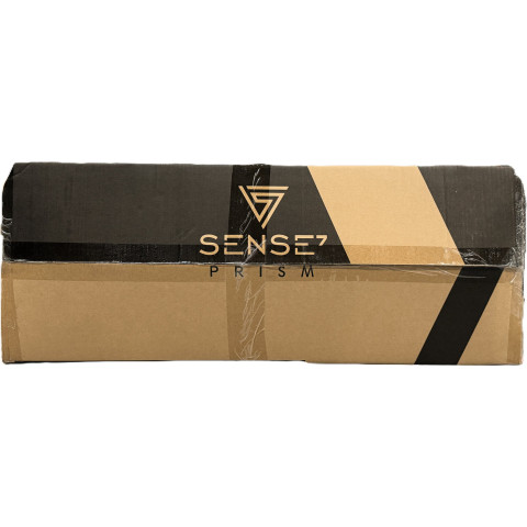 Геймерське крісло SENSE7 Prism тканинне чорно-червоне (12578737)