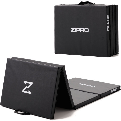 Матрац гімнастичний 4-секційний Zipro 180 см x 60 см x 4 см чорний (13112318)
