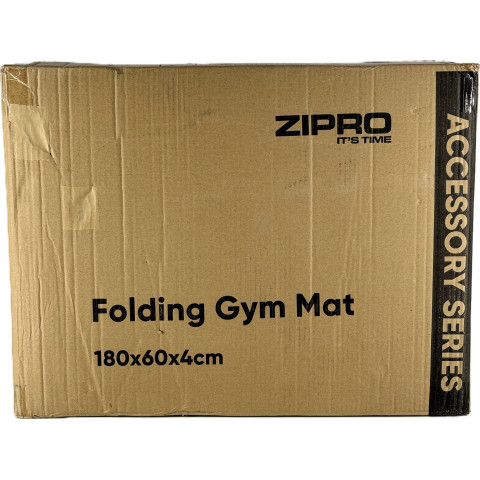 Матрац гімнастичний 4-секційний Zipro 180 см x 60 см x 4 см чорний (13112318)