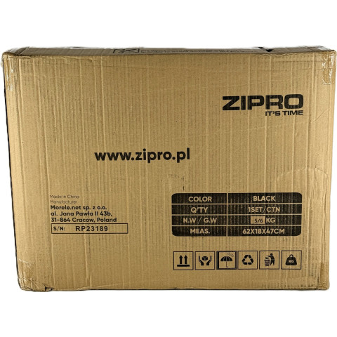 Матрац гімнастичний 4-секційний Zipro 180 см x 60 см x 4 см чорний (13112318)