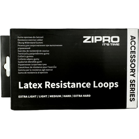 Еспандери Zipro Mini Band Latex різні рівні опору в наборі сірий 5 шт. (13112322)