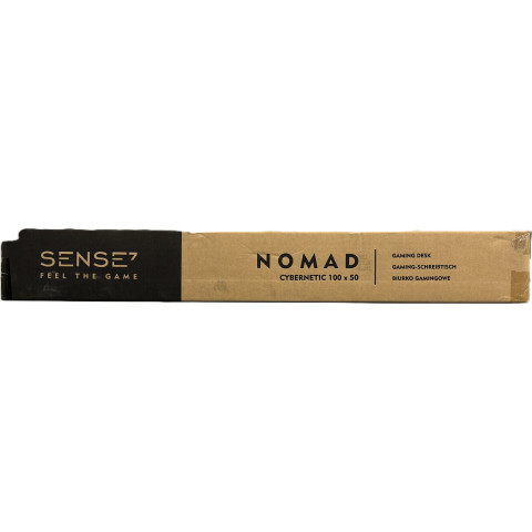 Стіл для геймерів SENSE7 Nomad Cybernetic Чорний 100x50 см (13147300)
