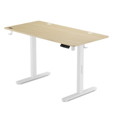 Стіл для геймерів з електрорегулюванням висоти SENSE7 Nojo 120x60 біла сосна (13147795)