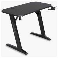 Стіл для геймерів SENSE7 Nomad Basic Чорний 120x60 см (13149227)